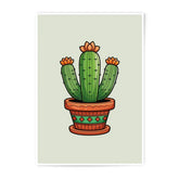 Cactus Photographic Prints, Potted Plant Art, Southwestern Decor, Desert Plant Illustration, Home Decor, Cactus Lover Gift - Tawshia